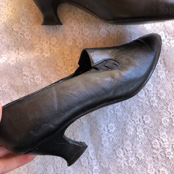 Vintage Black High Heels - Picture 5 of 13